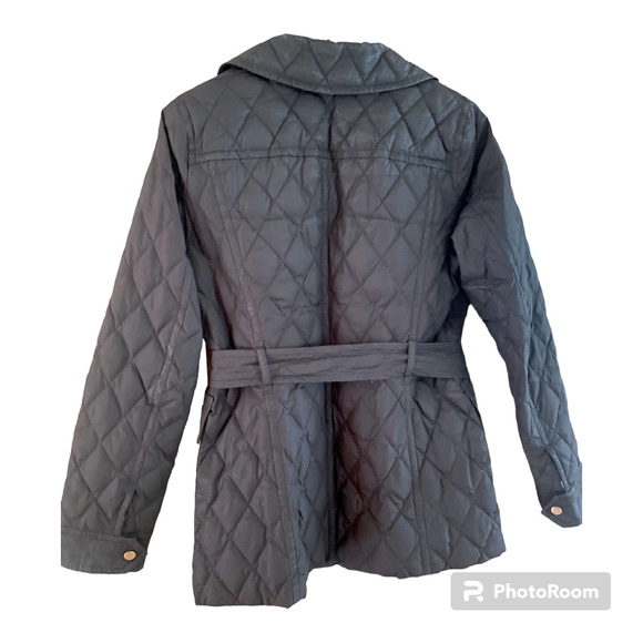 J. Crew Quilted Down Belted Coat - Picture 2 of 7